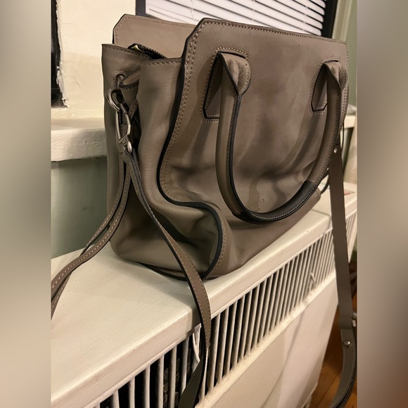 NWOT Liebeskind leather grey handbag/purse - Picture 3 of 8